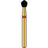 Alpen® Multi Use Diamond Burs – FG, Barrel - Fine, Red, Acorn, # 905, 2.3  mm Diameter, 2.7  mm Length, 5/Pkg