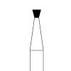 NTI® Diamond Burs – FG, 5/Pkg - Medium, Gray, Inverted Cone, # M805, 1.0 mm Diameter