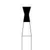 NTI® Diamond Burs – FG, Medium, Inverted Cone Flat End, 5/Pkg - Inverted Cone with Collar, # M806, 1.4 mm Diameter, 3.0 mm Length