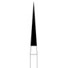 NTI® Diamond Burs – FG, 5/Pkg - Extra Fine, Yellow, Needle, # SF859, 1.4 mm Diameter, 10.0 mm Length