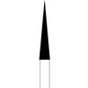 NTI® Diamond Burs – FG, Coarse, Needle Point End, 5/Pkg - # C859, 1.8 mm Diameter, 10.0 mm Length