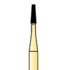 Great White® Gold Series Carbide Burs – FG, Tapered Fissure, 10/Pkg - # GW701, 1.2 mm Diameter, 3.8 mm Length