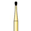 Great White® Gold Series Carbide Burs – FGSS, Pear, 10/Pkg - # GW1S, 1 mm Diameter, 1.7 mm Length, 10/Pkg