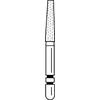 Two Striper® Diamond Burs – FG, 5/Pkg - Fine, Red, Taper Flat End, # 703, 1.8 mm Major/1.2 mm Minor Diameter, 8.0 mm Length