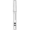 Two Striper® Diamond Burs – FG, 5/Pkg - Coarse, Green, Taper Round End, # 784, 2.0 mm Major/1.6 mm Minor Diameter, 8.0 mm Length