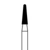 NTI® Universal Cutters – Coarse Titanium Toothing, HP, 1.75" Shank Length, Slim Black - Round End Taper, Size #UC138GTI, 8 mm Head Length, 2.3 mm Diameter