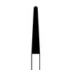 NTI® Universal Cutters – Fine Cross-Cut, HP, 1.75" Shank Length, Red - Round End Taper, Size UC261EF, 14 mm Head Length, 2.3 mm Diameter