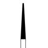 NTI® Universal Cutters – Regular Cross Cut, HP, 1.75" Shank Length, Blue - Round End Taper, Size #UC257E, 17 mm Head Length, 2.3 mm Diameter