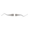 Periodontal File Scalers – 5/11 Hirschfeld, Mesial/Distal, Double End - 4 Round Handle