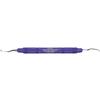 Gracey +3 Deep Pocket Curettes – 1-2, 9.5 mm Handle, Double End - EagleLite Resin Handle, Purple