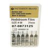 Patterson® Single Use Hedstrom Files – 31 mm, 0.02 Taper, 6/Pkg