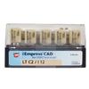 IPS Empress® CAD LT (Low Translucency) Blocks, 5/Pkg - Shade C2, Size I12