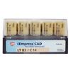 IPS Empress® CAD LT (Low Translucency) Blocks, 5/Pkg - Shade B3, Size C14