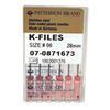 Limes K-File Patterson® – longueur 28 mm, 6/emballage