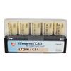 IPS Empress® CAD LT (Low Translucency) Blocks, 5/Pkg - Chromascop Shade 200, Size C14