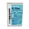 K-Files – 21 mm, Stainless Steel, Color Coded Plastic Handle, 6/Pkg