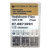 Patterson® Single Use Hedstrom Files – 21 mm, 0.02 Taper, 6/Pkg