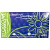 Blossom® Latex Exam Gloves with Aloe Vera – Powder Free, 100/Box - Medium