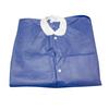 Extra-Safe™ Knee Length Lab Coats – Blueberry, 10/Pkg - Medium