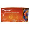 Aurelia® Vibrant™ Latex Exam Gloves – Powder Free, 100/Box, 10 Boxes/Case - Large