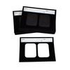 Patterson® Film Mount Charts – EZ-View Masked X-ray Mounts, Black - 21-6022