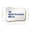 Riofoto Rhodium Intraoral Photographic Mirrors, Adult - 3 Occlusal