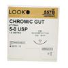 LOOK™ Chromic Gut Sutures Absorbable – Cuticular Reverse Cutting, 12/Pkg