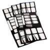 Patterson® Film Mount Charts – EZ-View Masked X-ray Mounts, Black - 21-6202