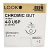 LOOK™ Chromic Gut Sutures Absorbable – Taper Point, 1/2 Circle, 14", 12/Pkg