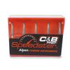 Alpen® Speedster™ C&B Prep Carbide Burs – FG, 5/Pkg - Modified Tapered Flat End, # 847, 1.6 mm Diameter