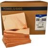 Patterson® Patient Towels Tissue Bibs – 13" x 18", 500/Pkg - Peach