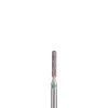 BluWhite Diamond™ Burs – FG, Coarse, Green, Straight Cylinder, 5/Pkg - # 581C, 1.2 mm Diameter, 6.8 mm Length