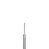 BluWhite Diamond™ Burs – FG, Coarse, Green, Straight Cylinder, 5/Pkg - # 540C, 1.0 mm Diameter, 4.8 mm Length