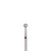 BluWhite Diamond™ Burs – FG, Round, 5/Pkg - Ultra Fine, Purple, Composite Finishing, # 5400, 2.5 mm Diameter, 2.1 mm Length