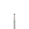 BluWhite Diamond™ Burs – FG, Round, 5/Pkg - Coarse, Green, # 131C, 1.6 mm Diameter, 1.1 mm Length