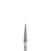 BluWhite Diamond™ Burs – FG, Needle, 5/Pkg - Coarse, Green, # 743C, 2.1 mm Diameter, 9.9 mm Length