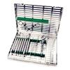 IMS® Signature Series® Large Cassettes – 16 Instrument Capacity, 8" x 1.25" x 11" - Green