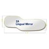 Riofoto Rhodium Intraoral Photographic Mirrors, Adult - 2 Lingual