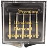 Patterson® Ultrasharp Diamond Burs – FG Standard, 5/Pkg - Coarse, Cone Round End Taper, # 855, 1.5 mm Diameter, 6.5 mm Length