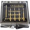 Patterson® Ultrasharp Diamond Burs – FG Standard, 5/Pkg - Medium, Football, # 368, 1.6 mm Diameter, 3.5 mm Length