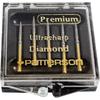 Patterson® Ultrasharp Diamond Burs – FG Standard, Medium, 5/Pkg - Flame, # 862, 1.2 mm Diameter, 8.0 mm Length