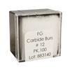 Tungsten Carbide Burs – HM 1 Round FG, 100/Pkg - # 1/2, 0.6 mm Diameter