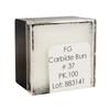 Tungsten Carbide Burs – HM 2 Inverted Cone FG, 100/Pkg - Size #37, 1.4 mm Diameter