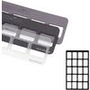 Film Mount Charts – 77 Series EZ-Tab® Black, Open Window, Vinyl, 100/Pkg - 198NF