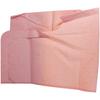 Chainless Bibs with Ties – 18" x 25", 250/Pkg - Mauve, Polybacked Tissue, 18" x 25"