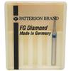 Patterson® Diamond Bur Instruments – FG Standard, 1/Pkg - Medium, Blue, Cone Flat End, # 845, 1.0 mm Diameter