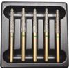 Patterson® Ultrasharp Diamond Burs – FG Standard, 5/Pkg - Coarse, Cone Round End Taper, # 856, 1.8 mm Diameter, 11.0 mm Length
