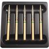 Patterson® Ultrasharp Diamond Burs – FG Standard, 5/Pkg - Coarse, Flame, # 863, 1.4 mm Diameter, 10.0 mm Length