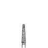 Classique™ Diamond Burs – FG, Coarse - Taper Flat End, # 848, 1.6 mm Diameter, 5/Pkg