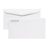 Security-Lined Envelope – Gummed-Flap, Nonwindow, White, Personalized, 6-1/2" W x 3-5/8" H, 500/Pkg